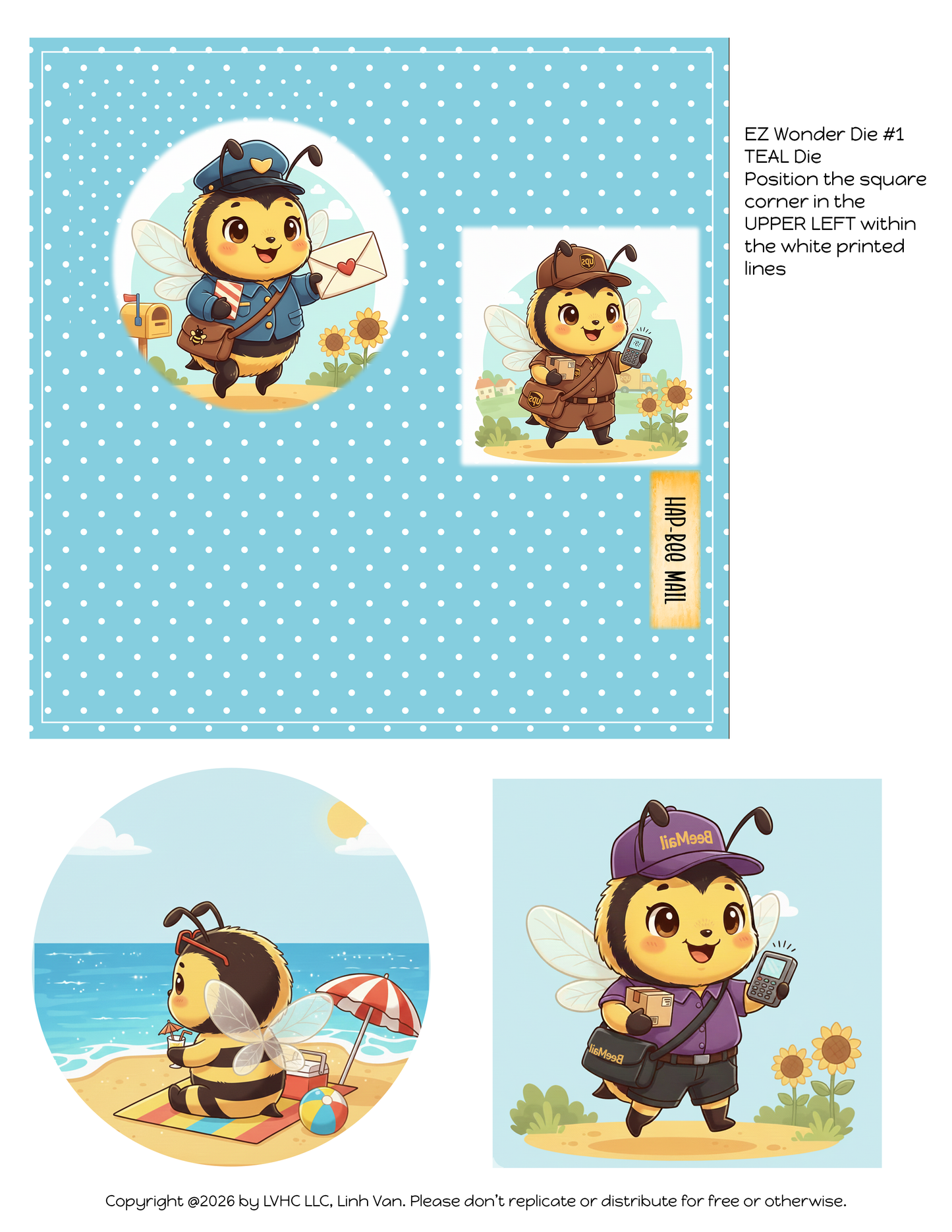 EZ Cardmaking Kit: Vacation Bees
