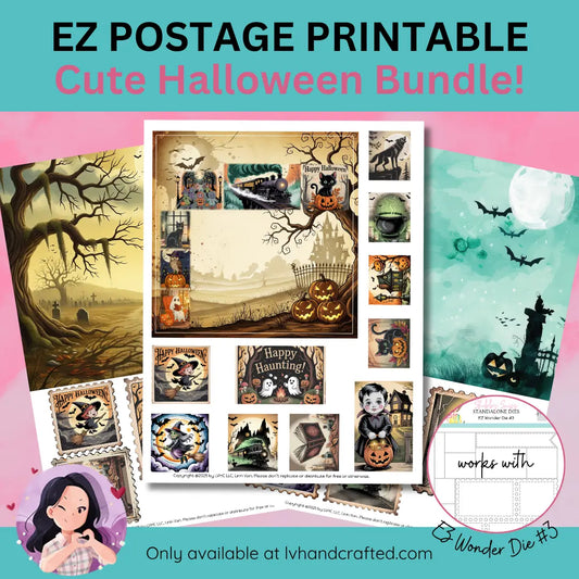 EZ Postage Printable: Cute Halloween