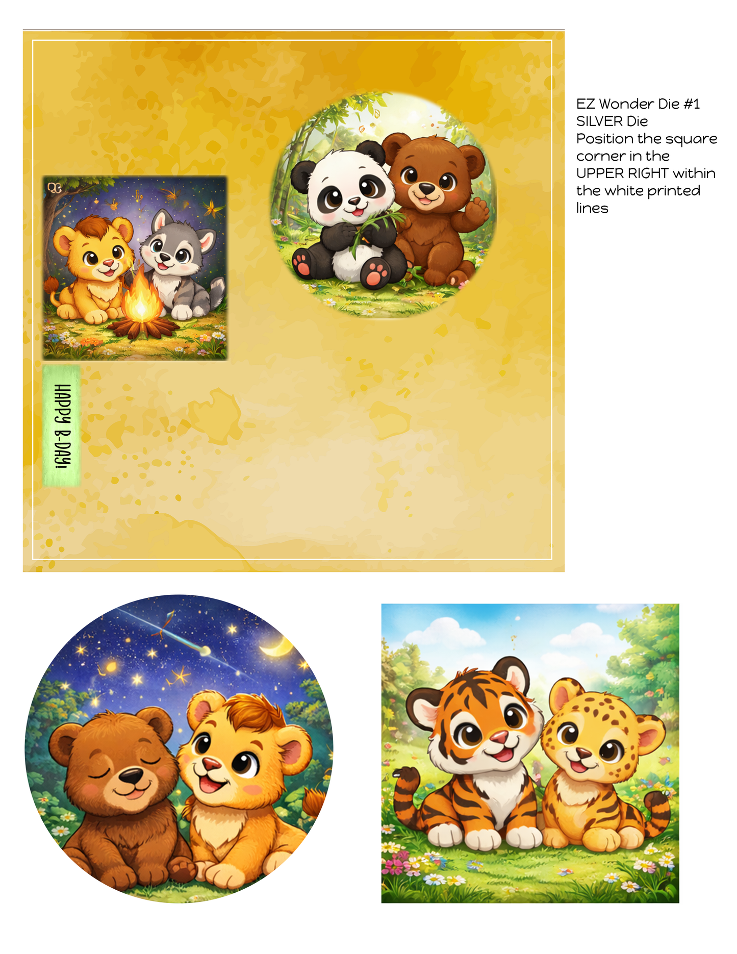 EZ Cardmaking Kit: Cards For Cubs