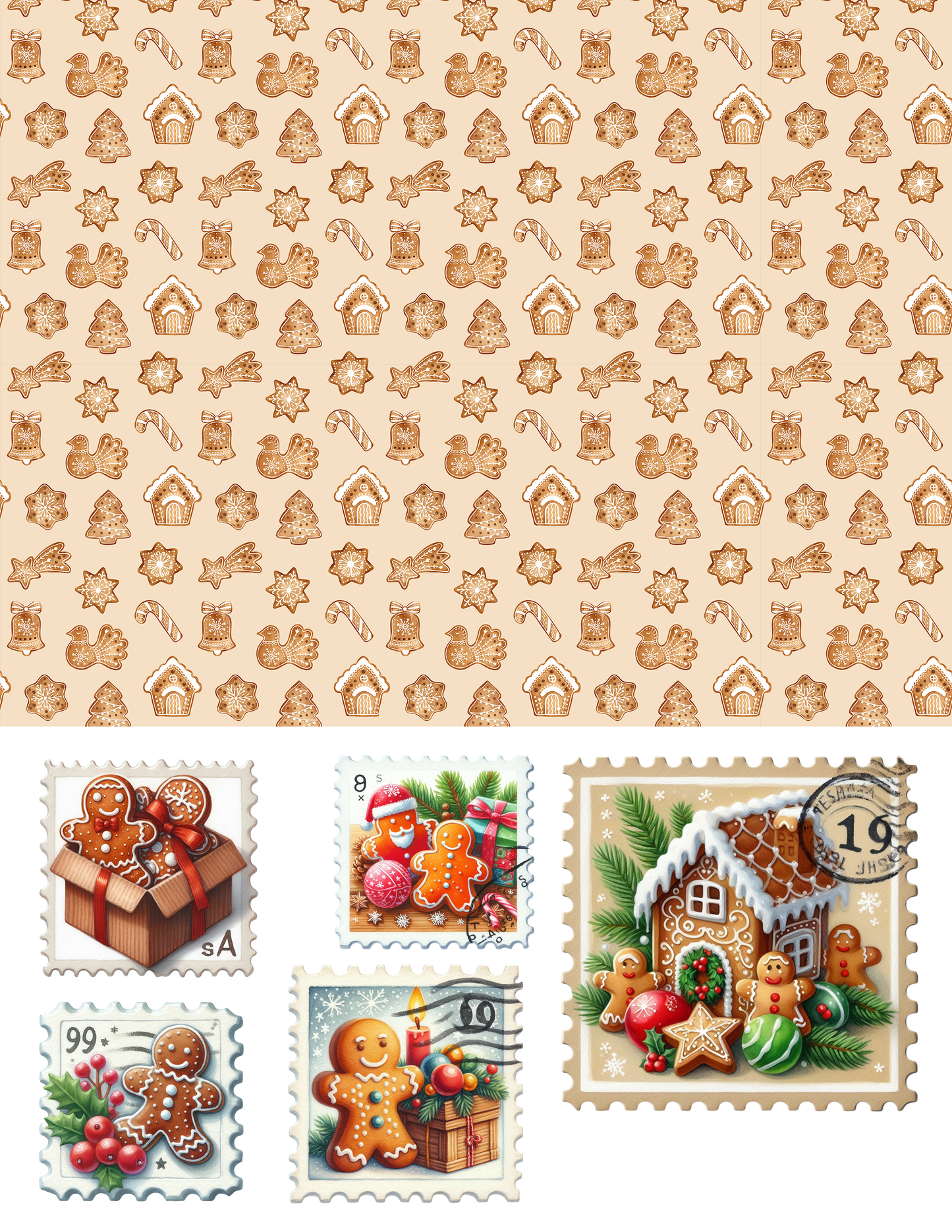 EZ Postage Printable: Gingie Suger & Spice