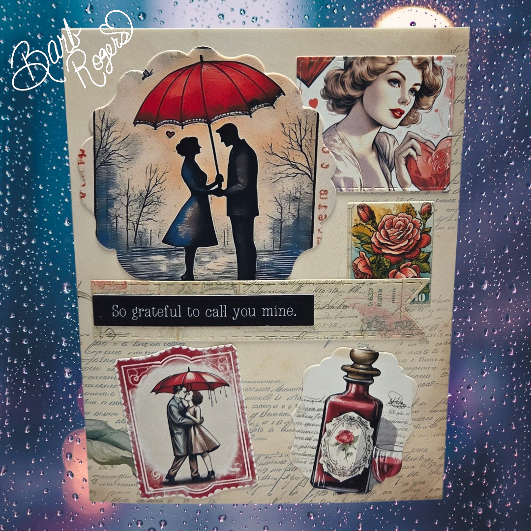 EZ Postage Printable: Vintage Valentine