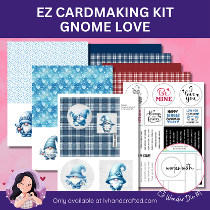 EZ Cardmaking Kit: Gnome Love