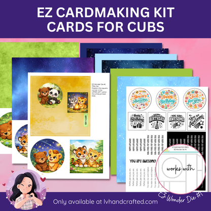 EZ Cardmaking Kit: Cards For Cubs