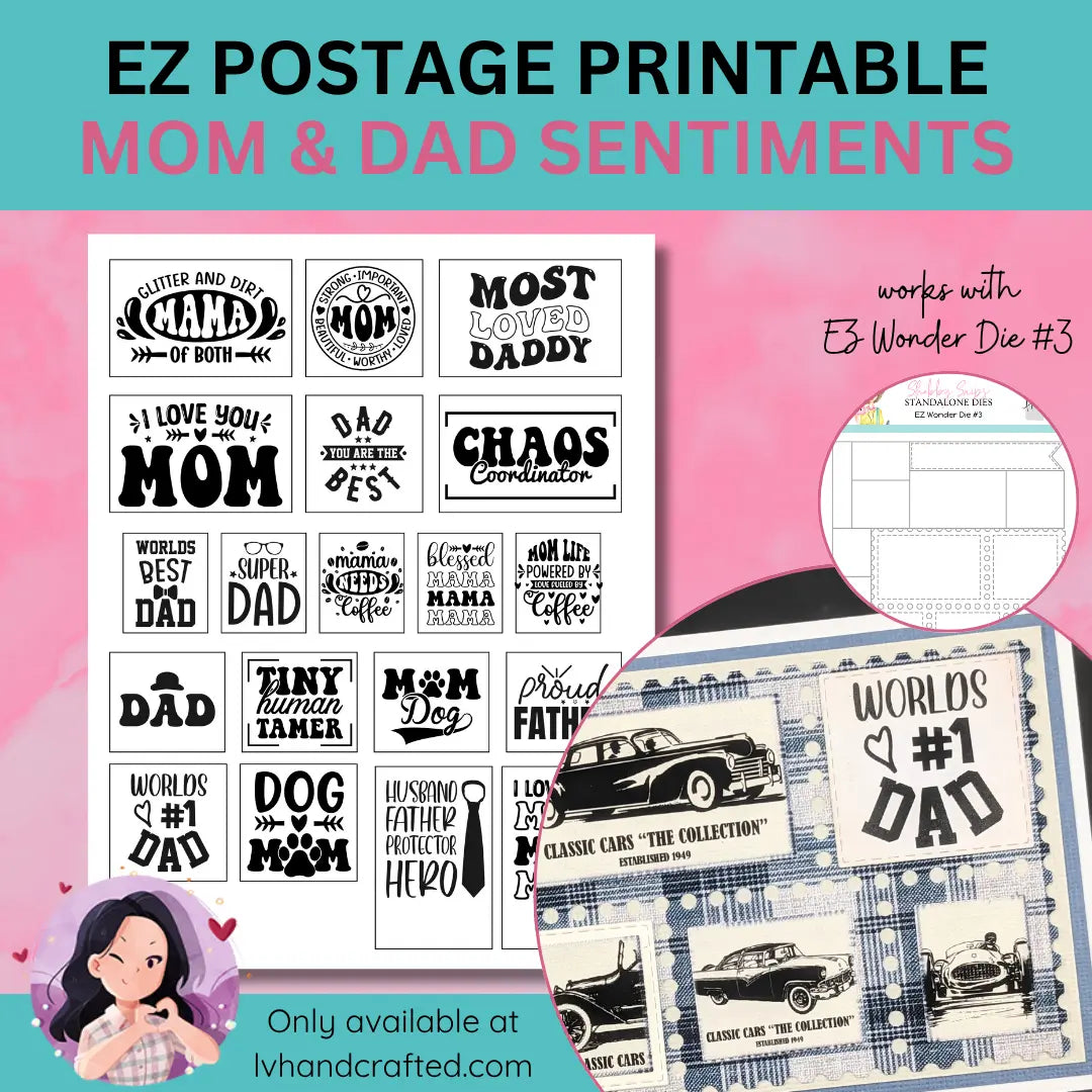 EZ Postage Printable:  Parents Sentiments