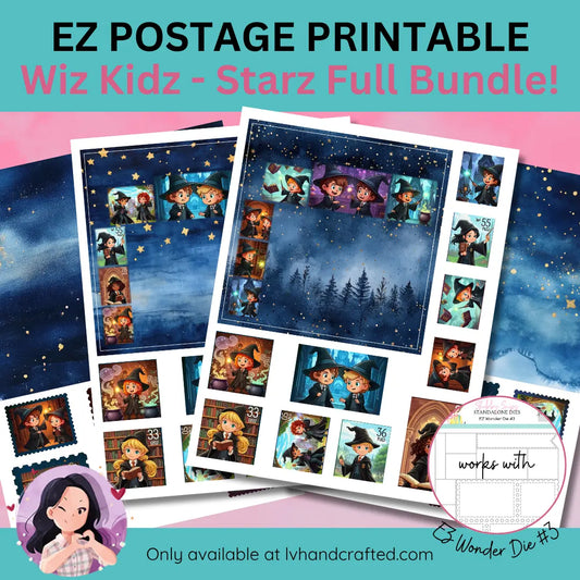 EZ Postage Printable: Wiz Kids Starz